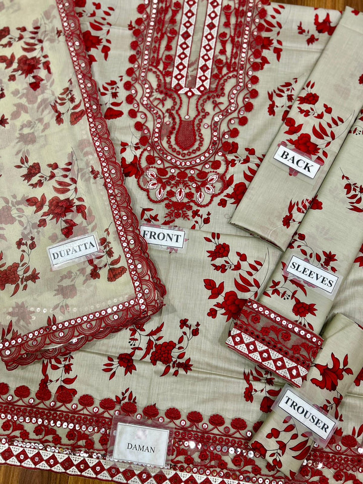 LUXURY LAWN 3PCS