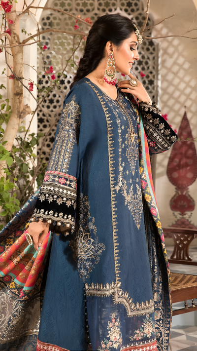 Luxury Lawn Premium Stitched Suit 3 Piece Dress - LEC-12