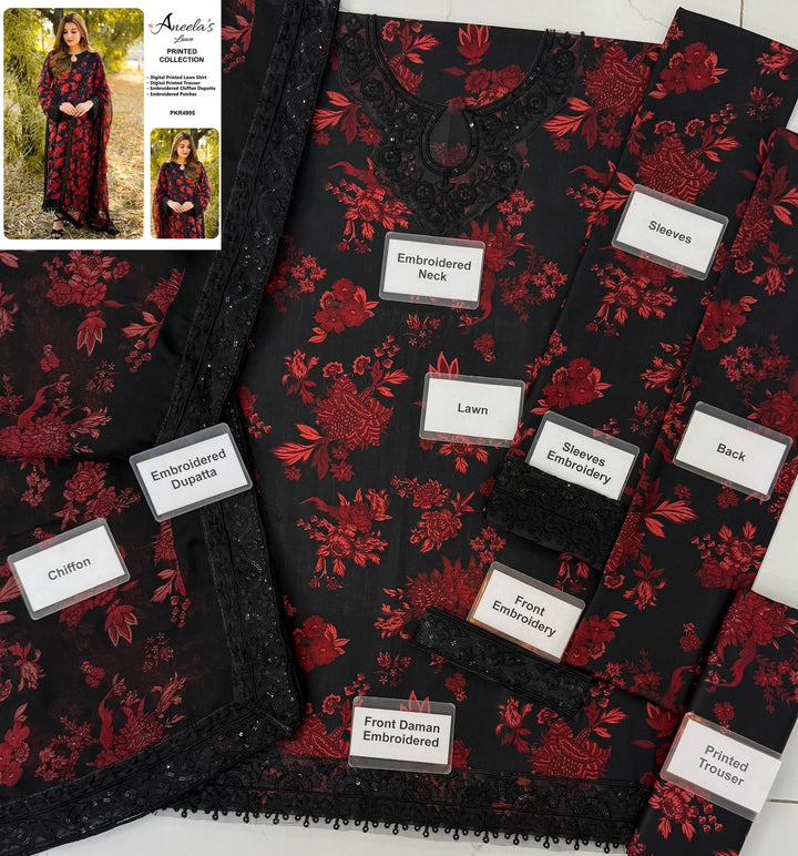 LUXURY LAWN 3PCS