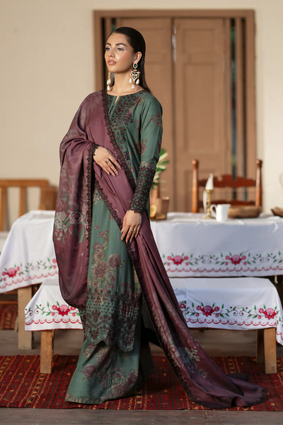 Luxury Lawn Stitched Suit 3 piece - 2025 - LE-11