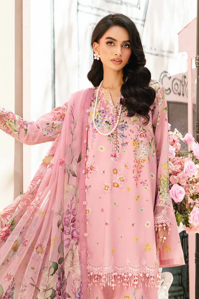 Luxury Lawn Stitched Suit 3 piece - 2025 - LE-10