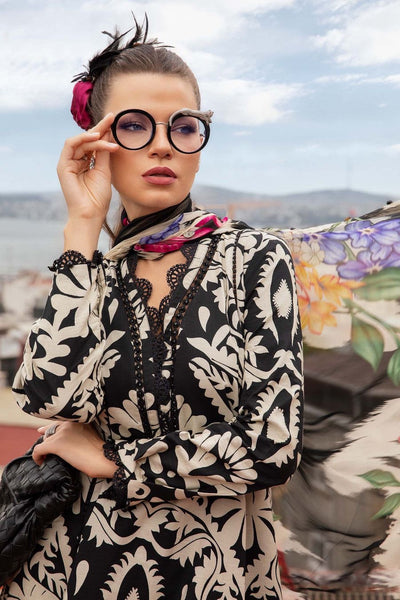 Luxury Lawn Stitched Suit 3 piece - 2025 - LE-07