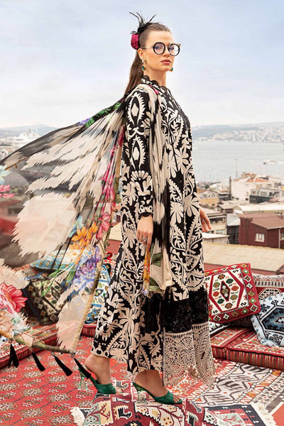 Luxury Lawn Stitched Suit 3 piece - 2025 - LE-07