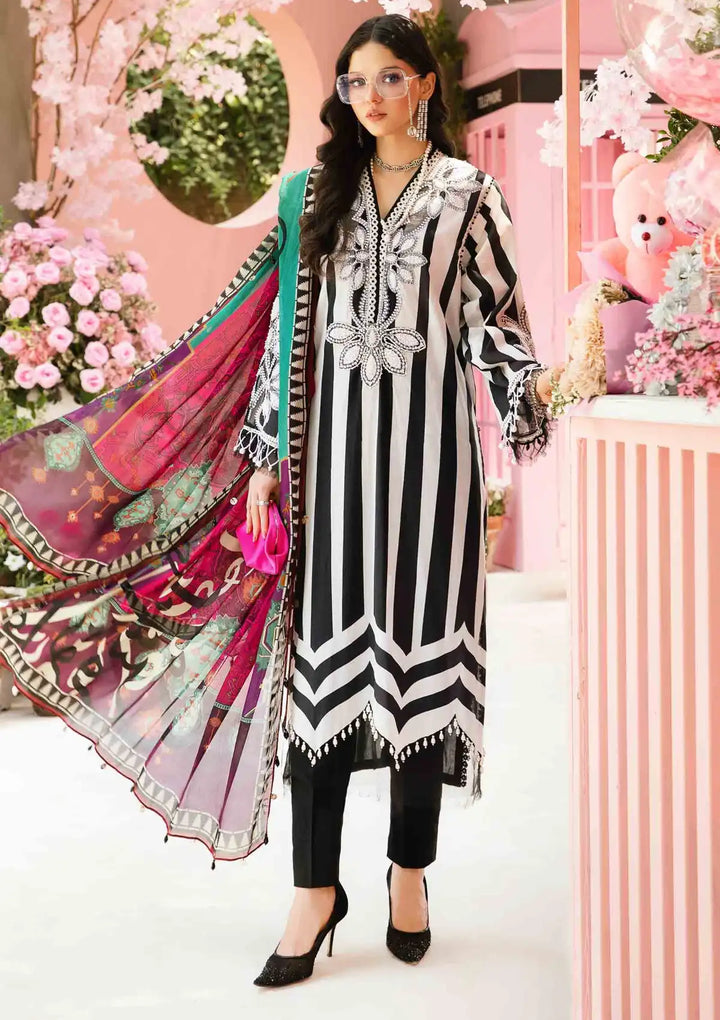 Luxury Lawn Stitched Suit 3 piece - 2025 - LE-05
