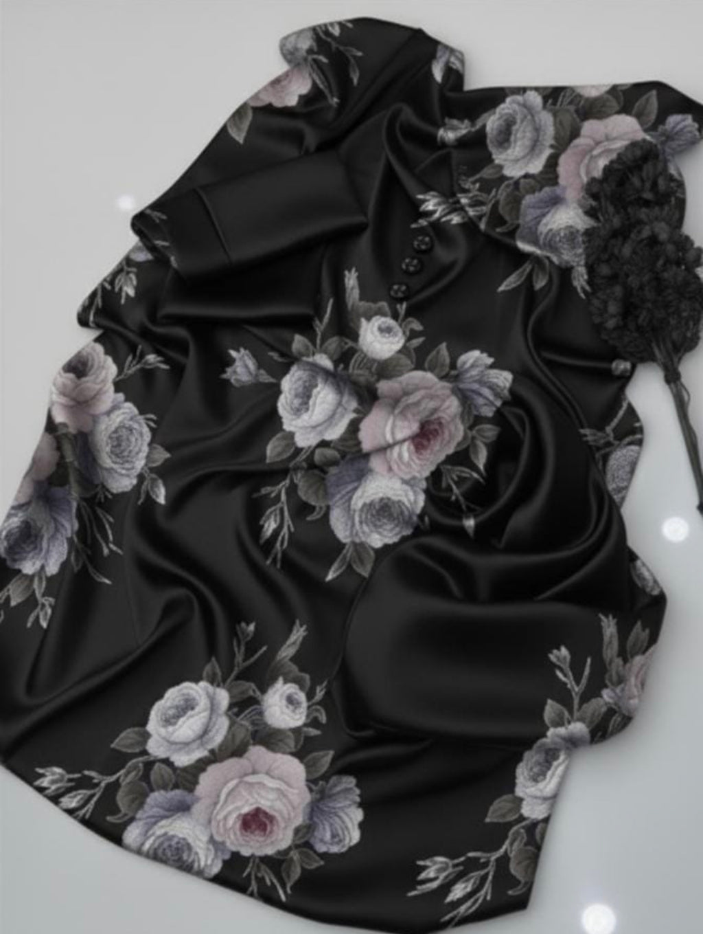 DIGITAL PRINTED SHAMOZ SILK 3 PIECE SUIT