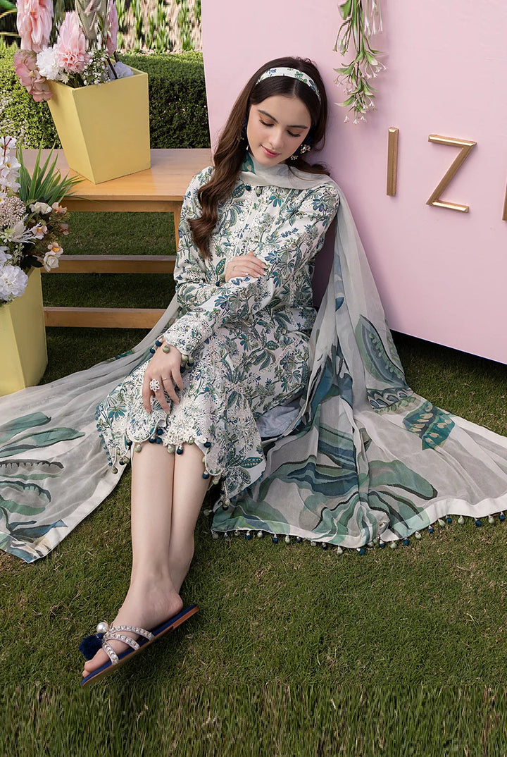Luxury Lawn Stitched Suit 3 piece - 2025 - LE-10