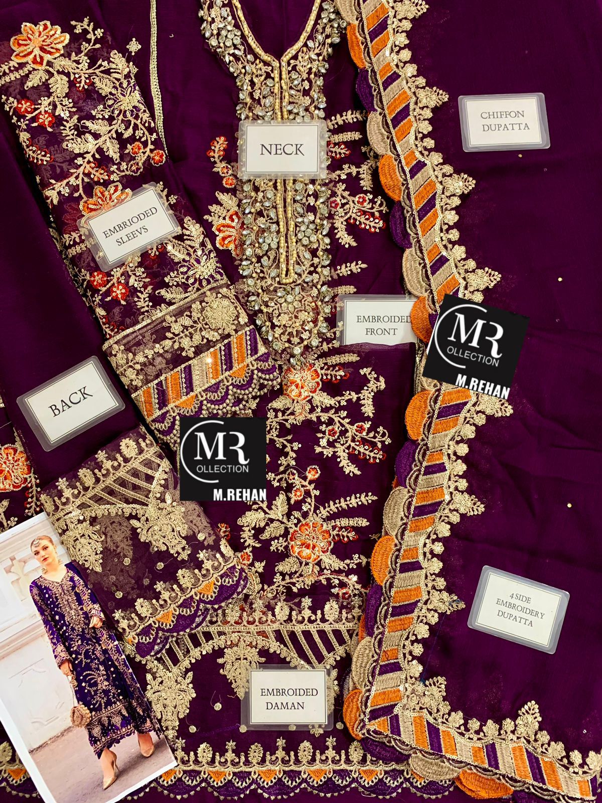 LUXURY CHIFFON 3PCS