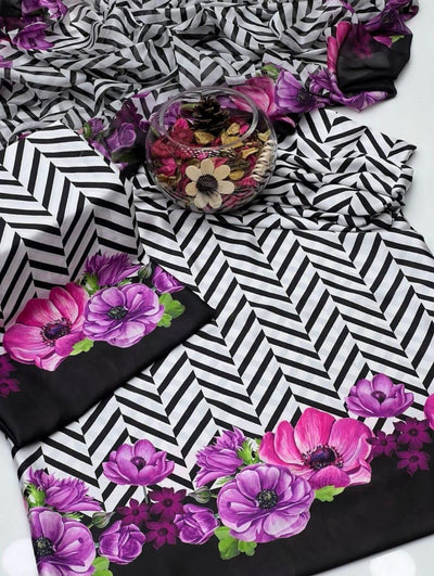 DIGITAL PRINTED SILK 3PCS