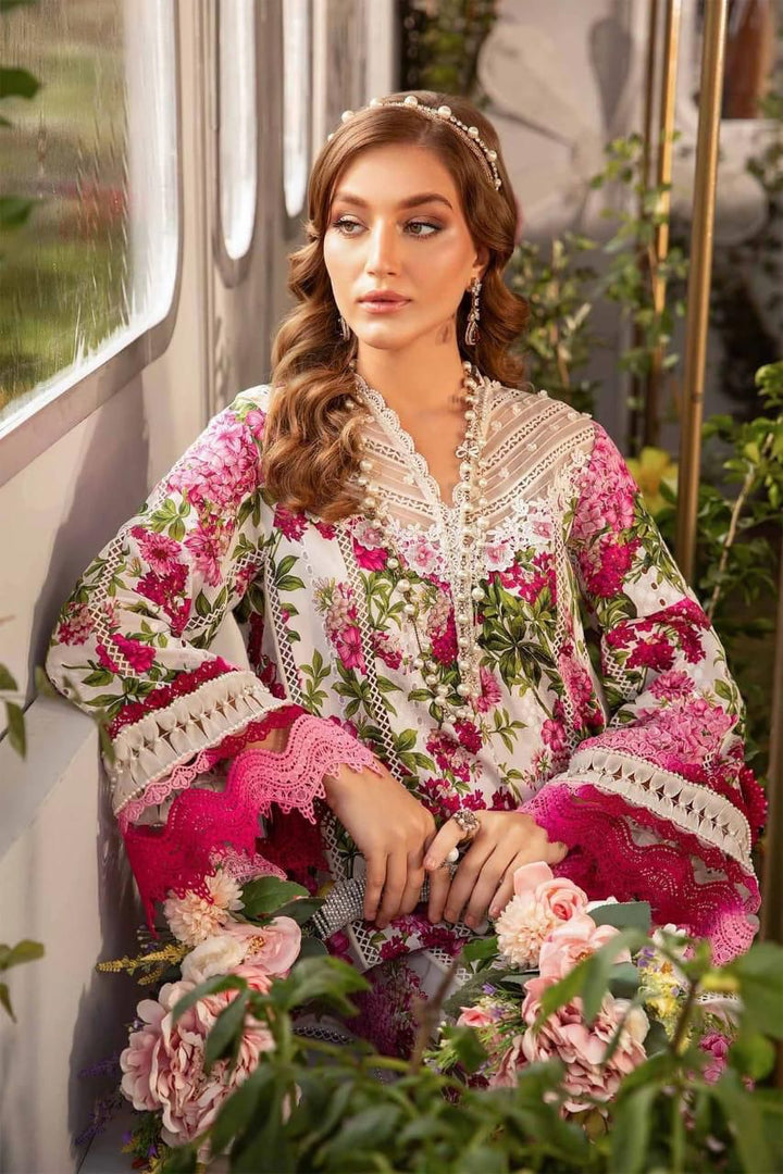 Luxury Lawn Stitched Suit 3 piece - 2025 - LE-06