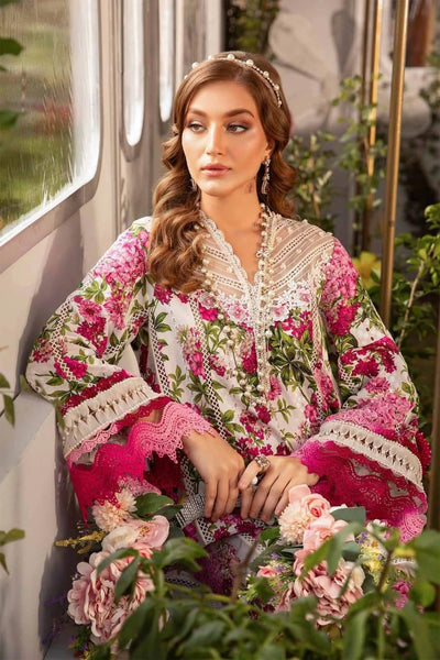 Luxury Lawn Stitched Suit 3 piece - 2025 - LE-06