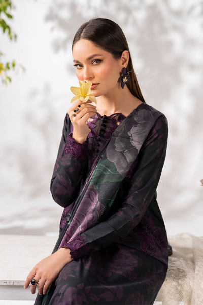 Luxury Lawn Stitched Suit 3 piece - 2025 - LE-03