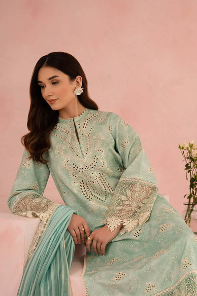 Luxury Lawn Stitched Suit 3 piece - 2025 - LE-02