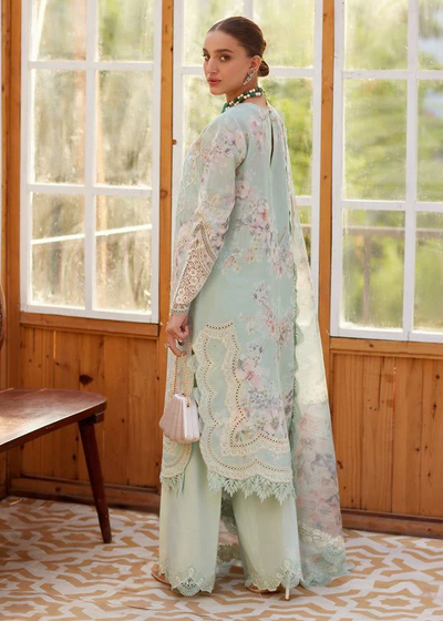 Luxury Lawn Stitched Suit 3 piece - 2025 - LE-12