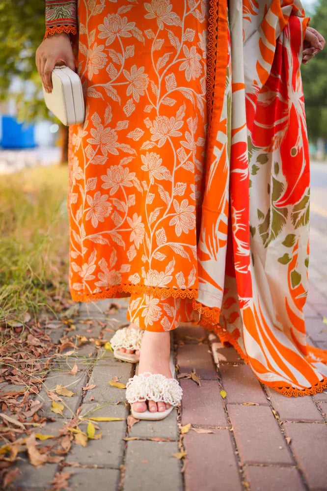 Aneela's Luxury Embroidered Lawn 3-Piece Suit