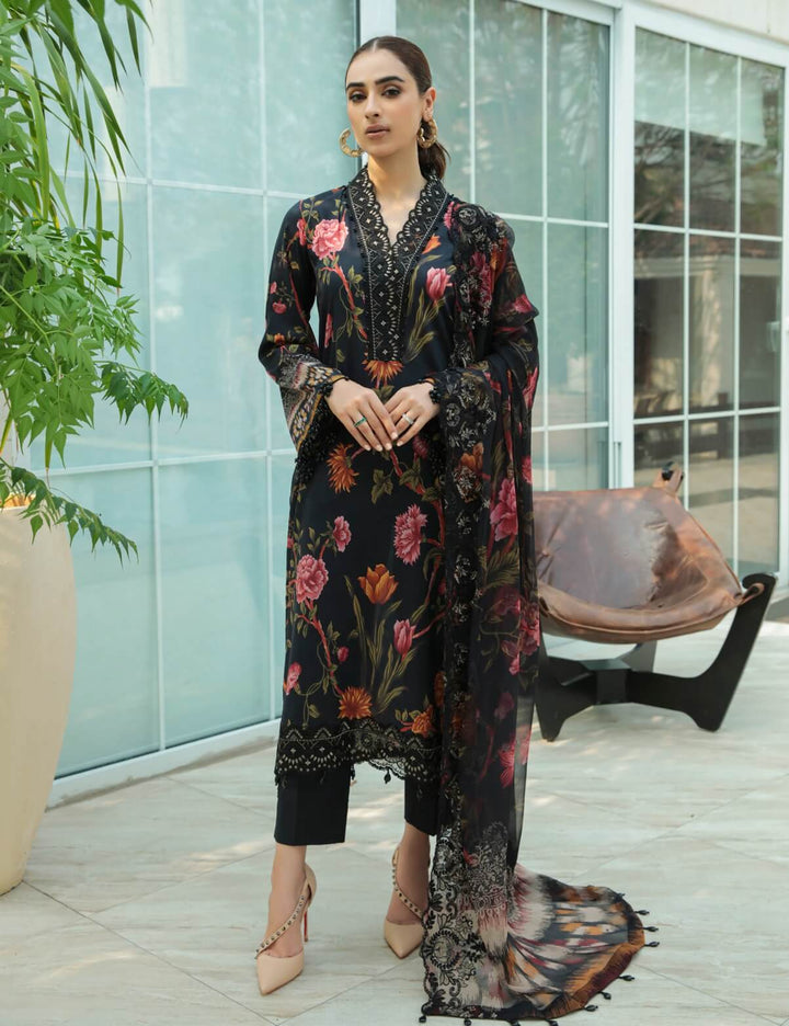 LUXURY LAWN 3PCS STITCHED | LE-4299-UAE