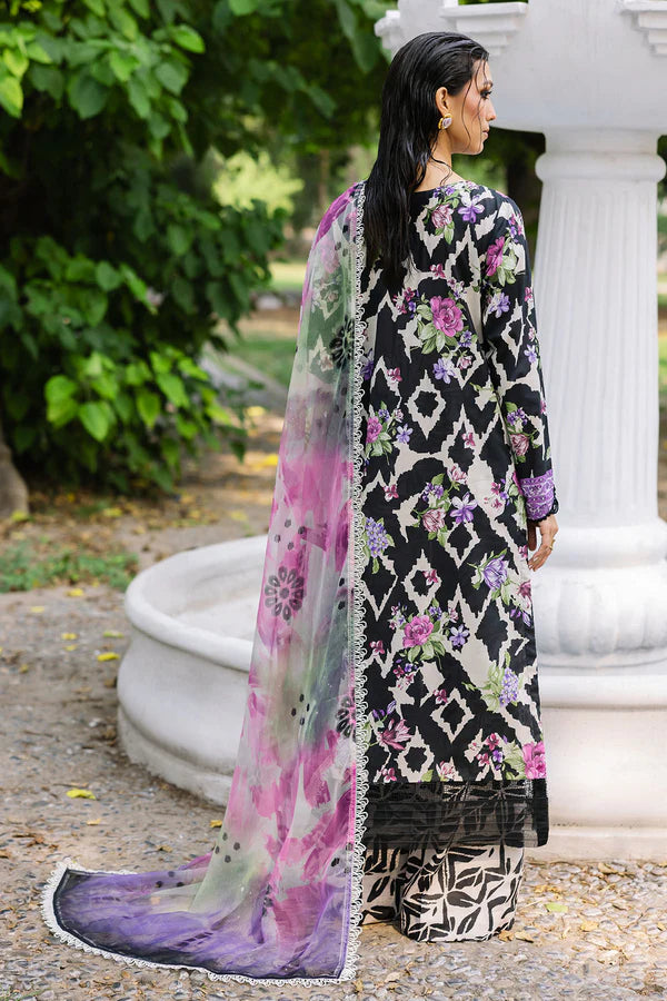 Nureh Daily Delights | Premium Printed Embroidered | Lawn 3-Piece Suit