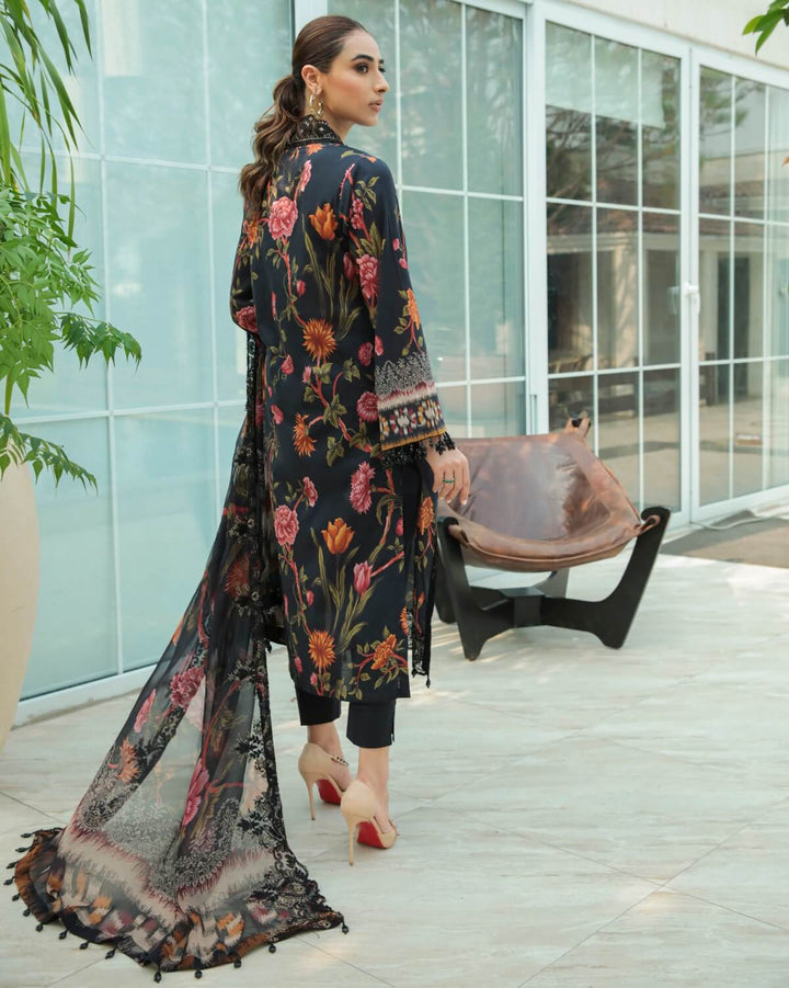 LUXURY LAWN 3PCS STITCHED | LE-4299-UAE
