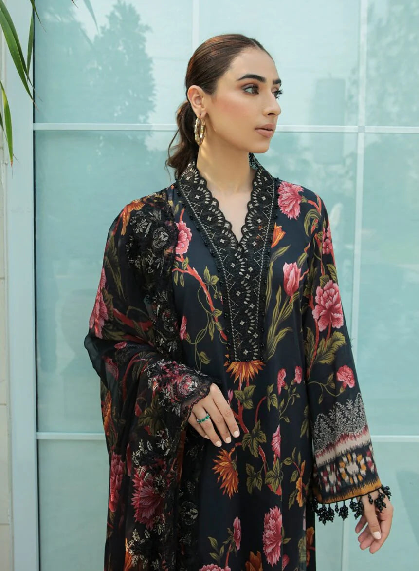 LUXURY LAWN 3PCS STITCHED | LE-4299-UAE