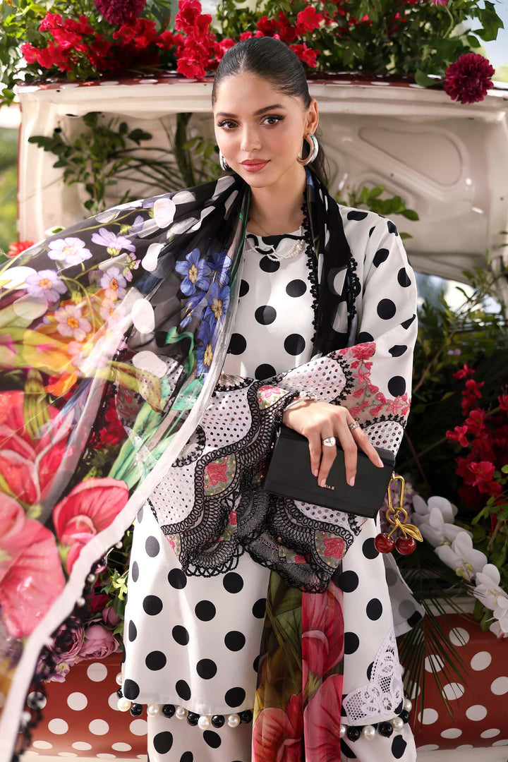 Maria B Luxury Lawn Embroidered 3 piece