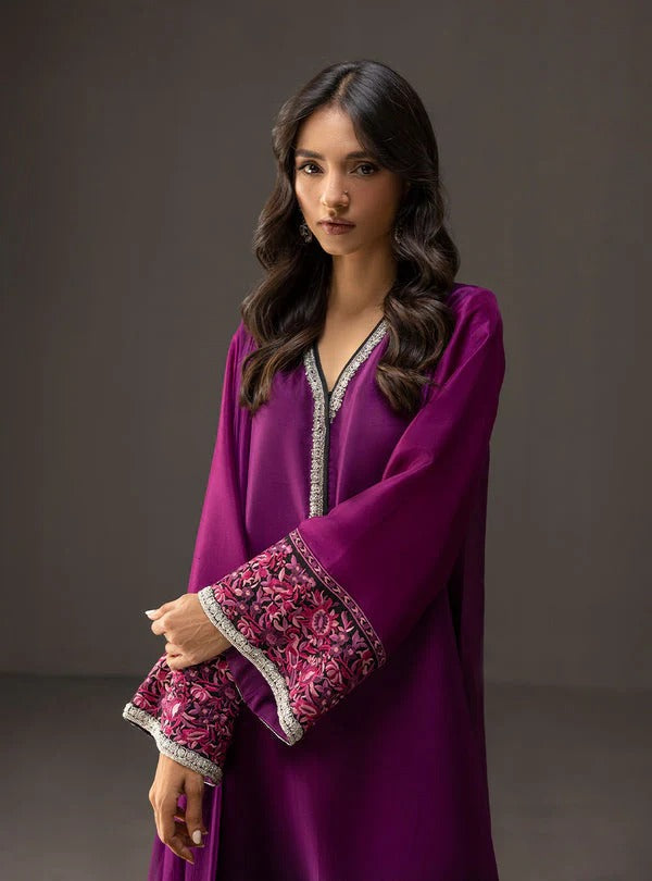 DIGITAL PRINTED SHAMOZ SILK 3 PIECE SUIT