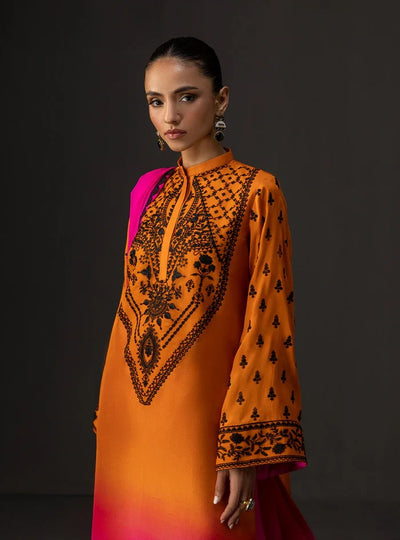 DIGITAL PRINTED SHAMOZ SILK 3 PIECE SUIT