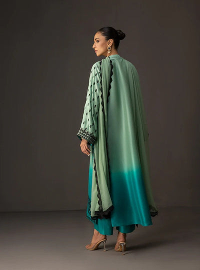 DIGITAL PRINTED SHAMOZ SILK 3 PIECE SUIT