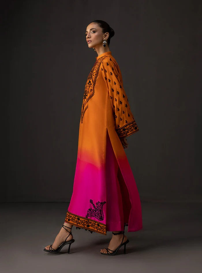 DIGITAL PRINTED SHAMOZ SILK 3 PIECE SUIT